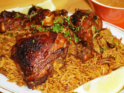 Half Chicken Mandi Kabsa