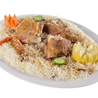 نفر حنيذ لحم مع أرز