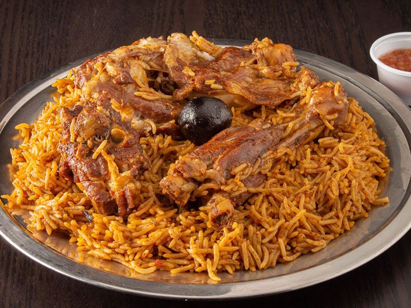 Nafr Meat With Rice Kabsa