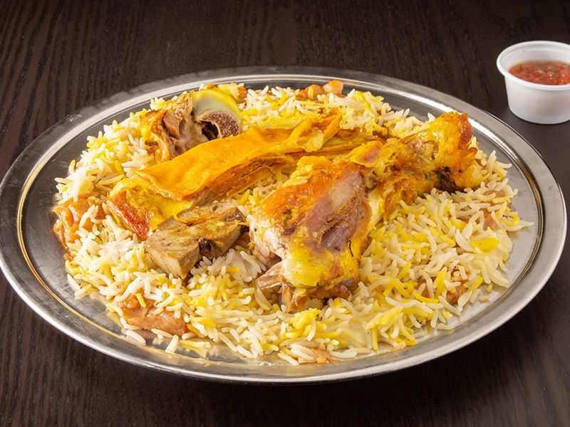 Meat Mandi nafar with biryani rice