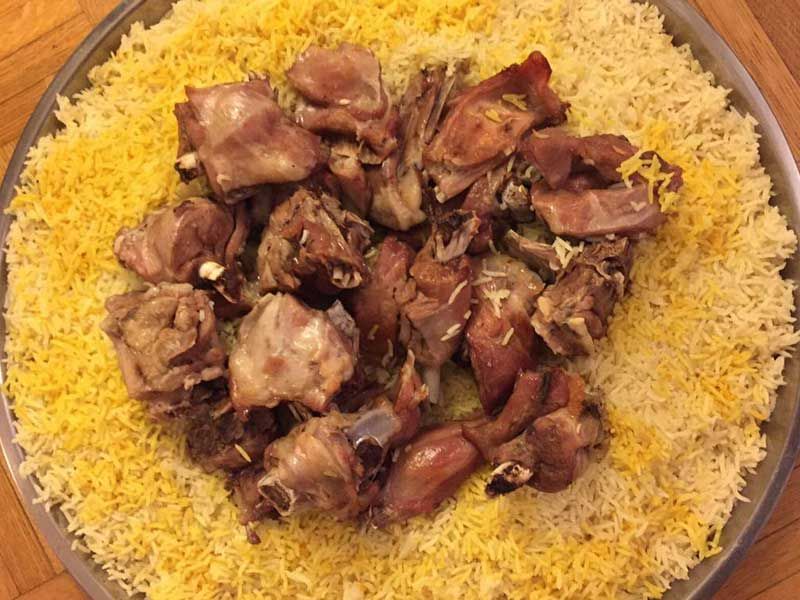 Meat Mandi Nafr With Kabsa