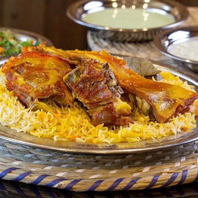 نفر مندي لحم مع أرز
