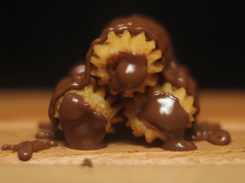 Balah El Sham With Nutella Chocolate