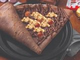 Chocolate And Mix Fruits Crepe