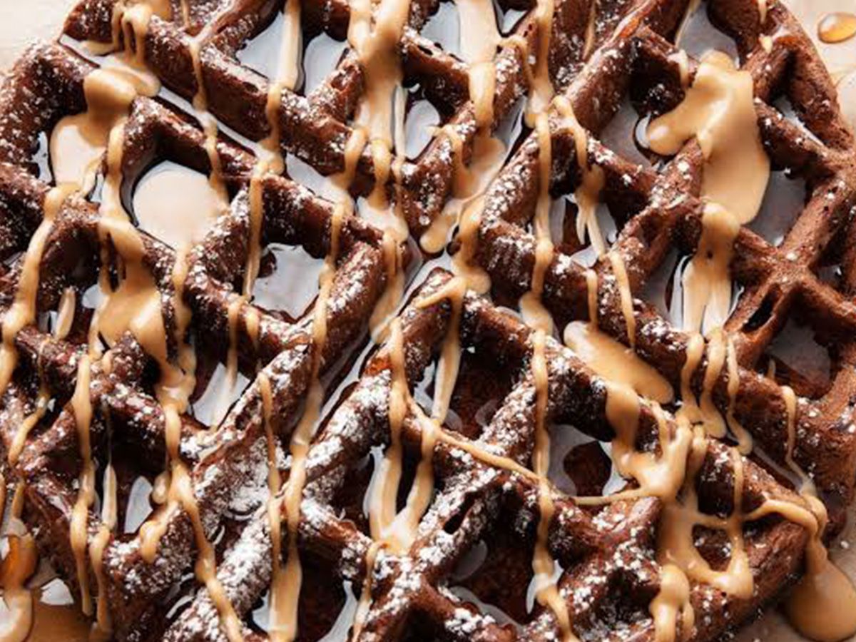 Nutella lotus waffle
