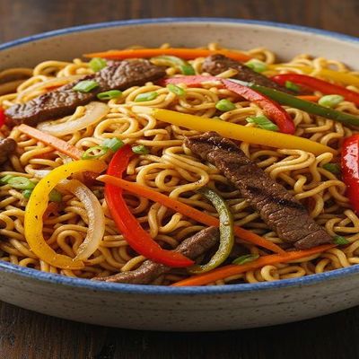 Meat Egg Noodles