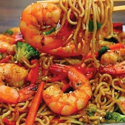 Shrimp noodles
