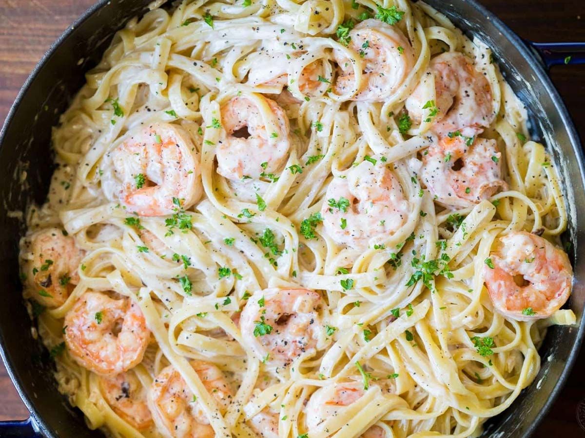 Creamy Seafood Noodles