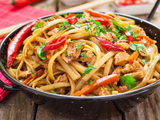 Chicken and Mushroom Noodles