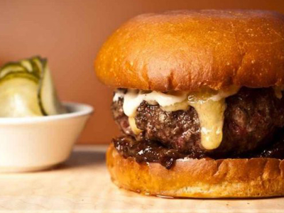 newyork burger sandwich