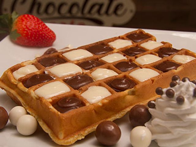 Half And Half Waffle
