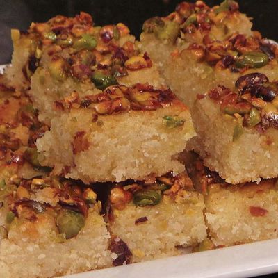 Basbousa with Nuts
