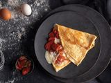 Hot dog crepe