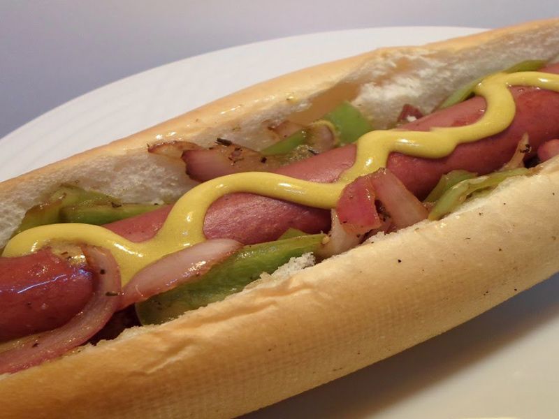 Cheese Hot Dog Sandwich