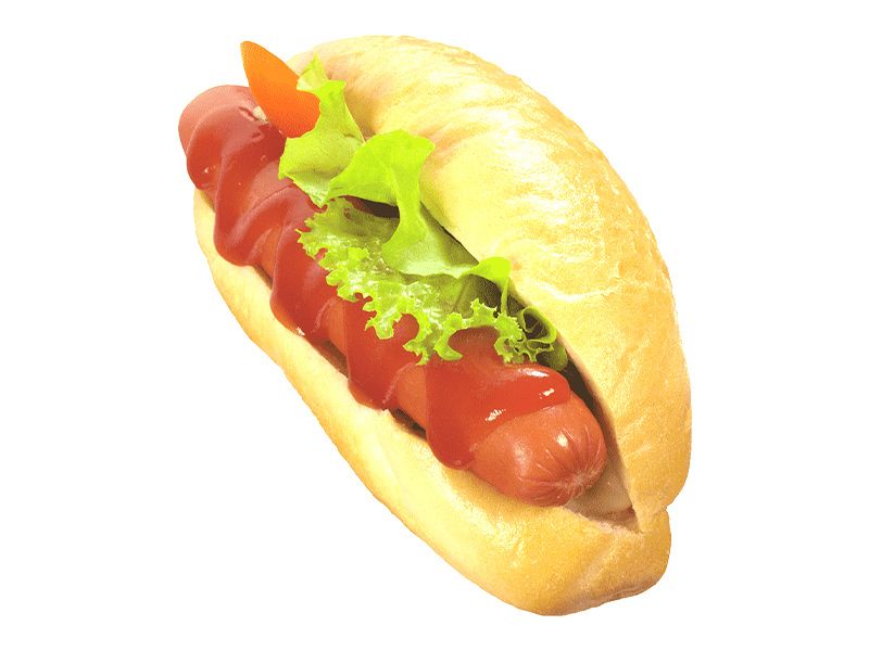 Plain Hot Dog Sandwich