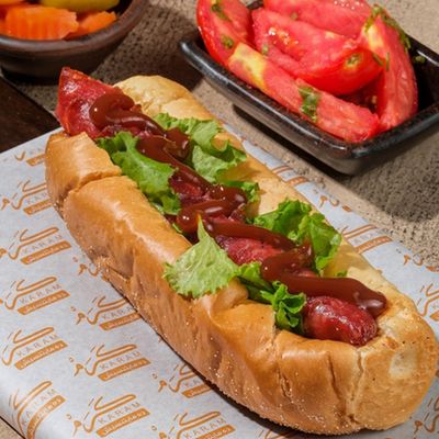 Cheese Stuffed Hot Dog