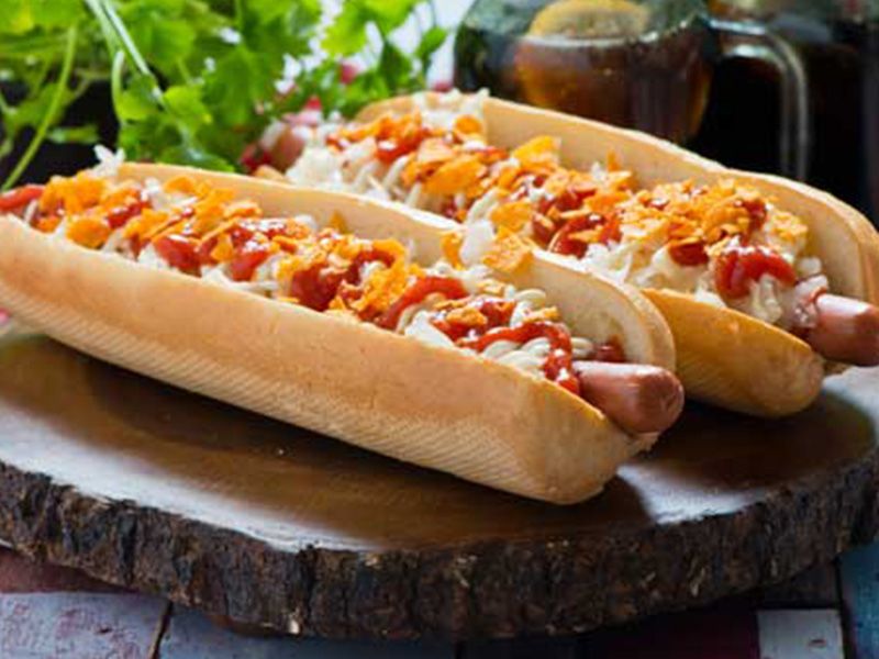 Mexican Hot Dog Sandwich