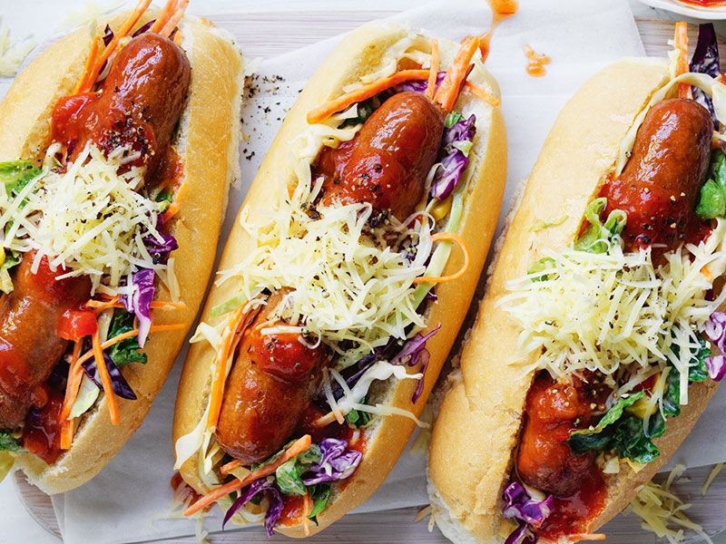 Mexican Hot Dog Sandwich