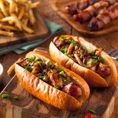 Hot dog sandwich