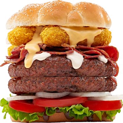 Double beef burger sandwich