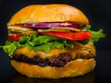 Hickory burger sandwich