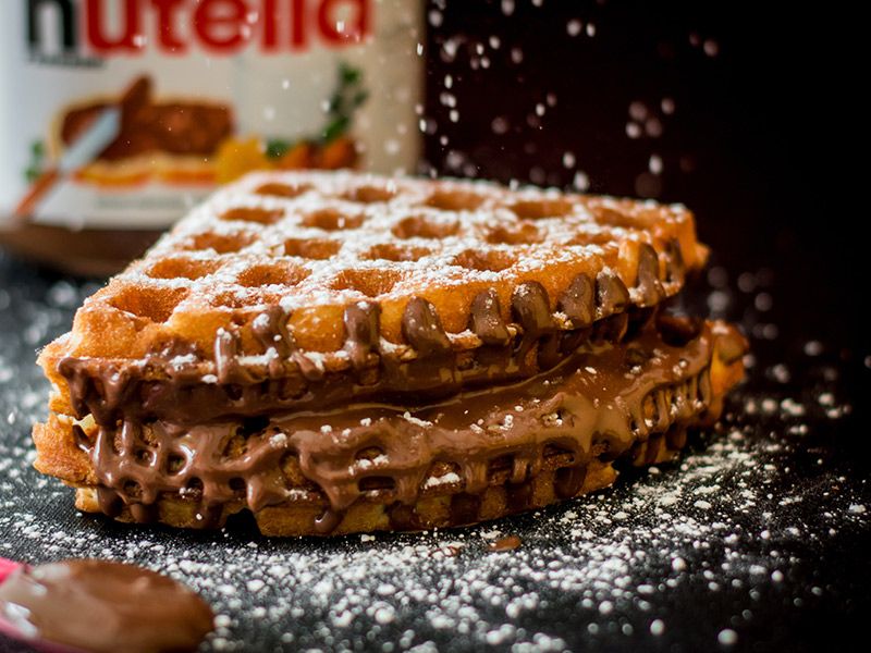 Nutella Chocolate Waffle