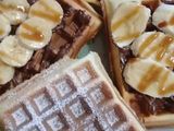 Nutella banana waffle