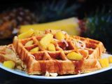 White Chocolate Pineapple Waffle
