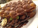 White Chocolate Mix Lotus Waffle