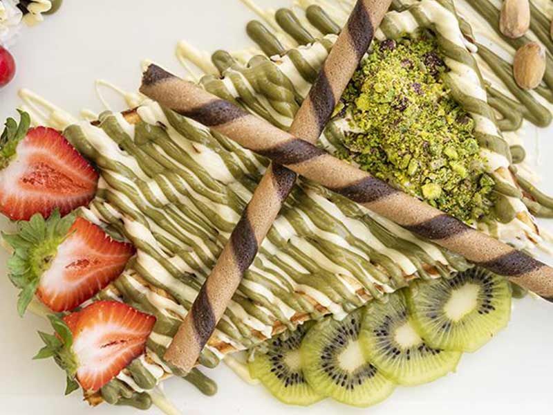 Pistachio Waffle