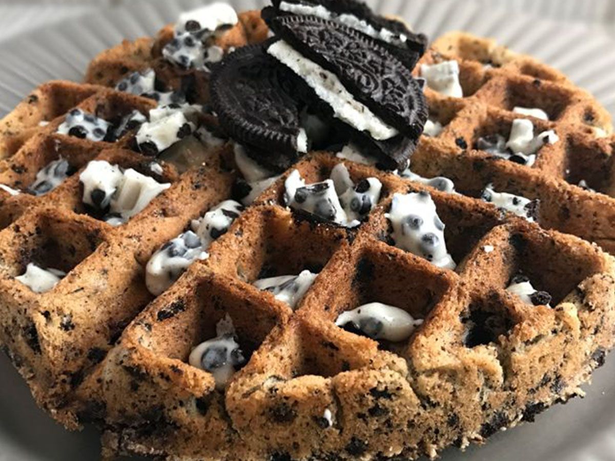 Waffle Oreo And Ice Cream