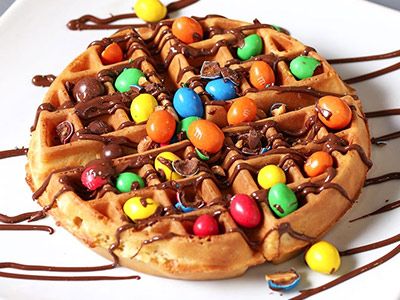 M&M’s Chocolate Waffle