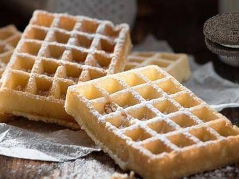Nutella Chocolate With Oreo Waffle