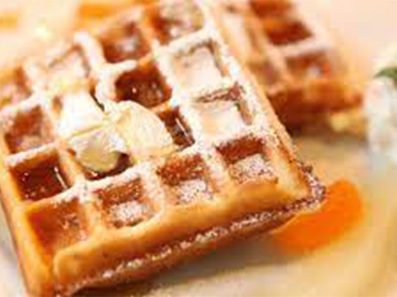 White Honey Waffle