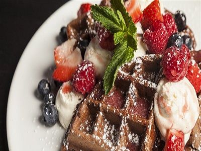 Roll Ice Cream Waffle