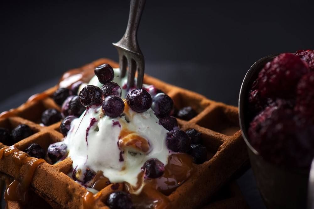 Berries Waffle