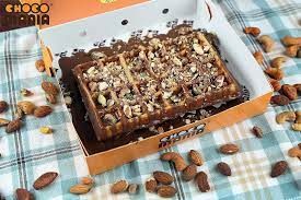 Nutella Chocolate With Nuts Waffle