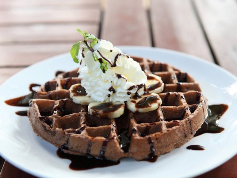 White Chocolate Waffle