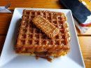 Caramel Sauce Waffle