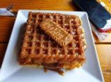 Caramel Sauce Waffle