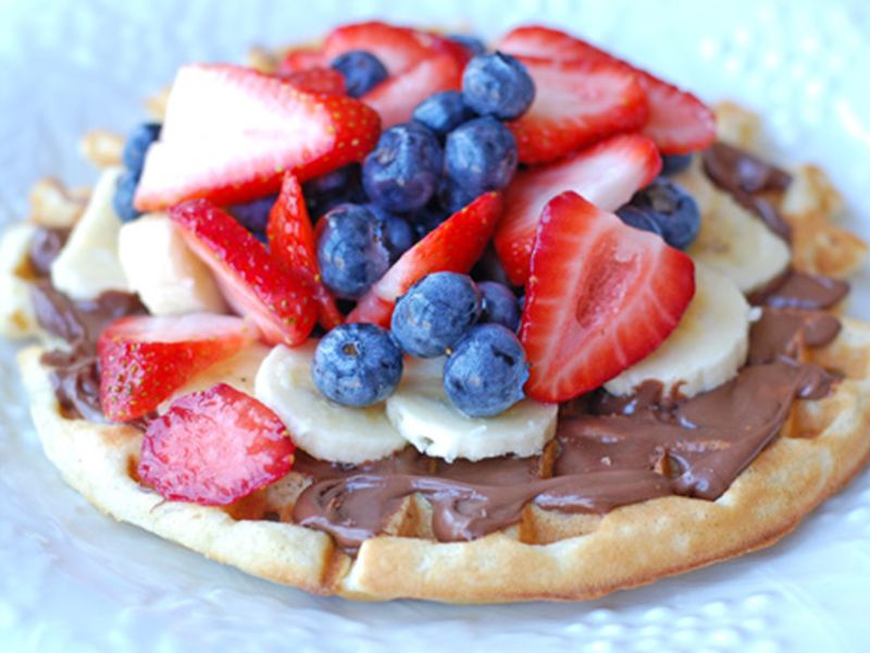 Fruits Waffle