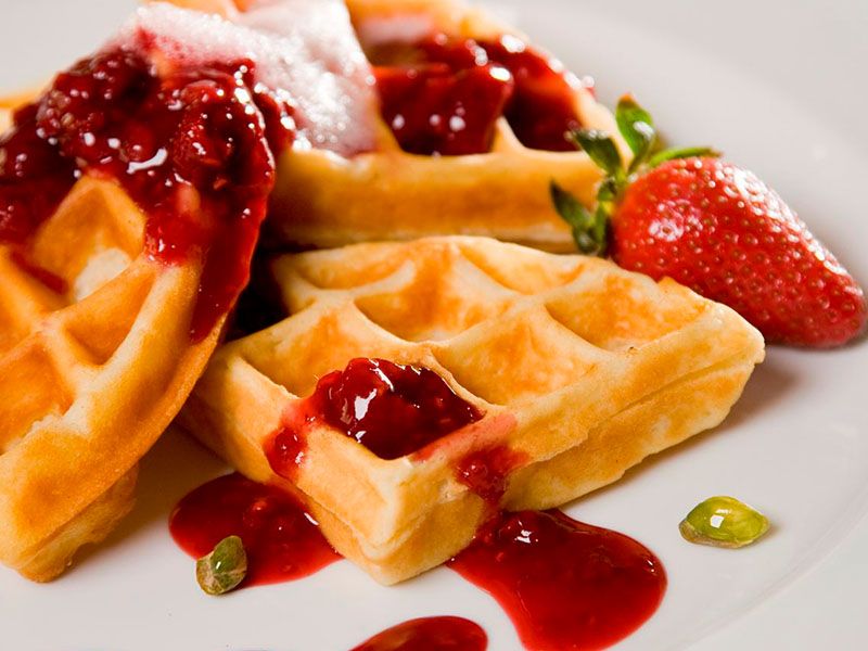 Waffle Strawberry