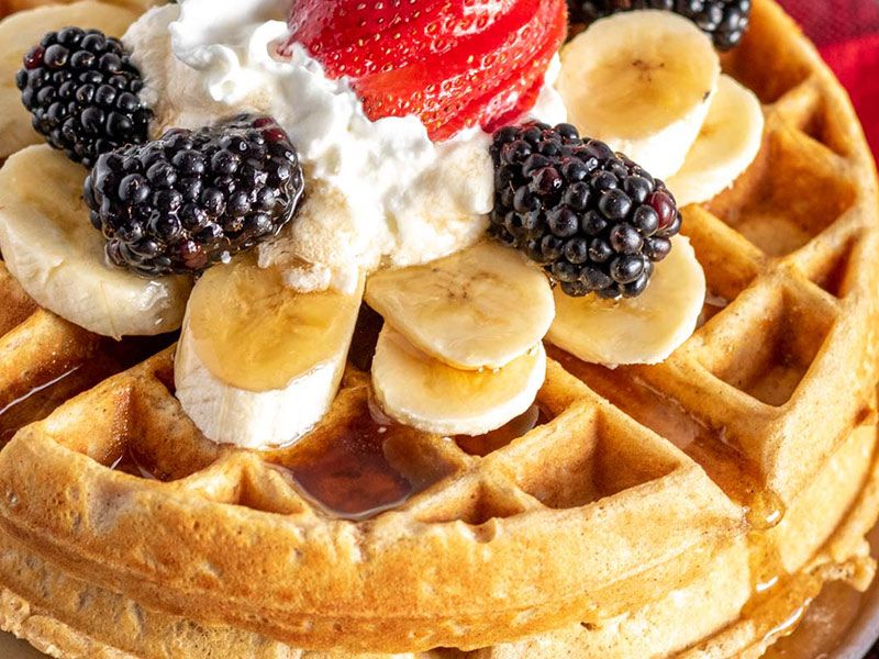 Fruits Waffle