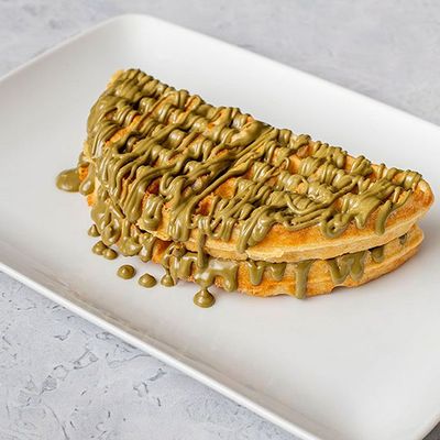 Pistachio waffle