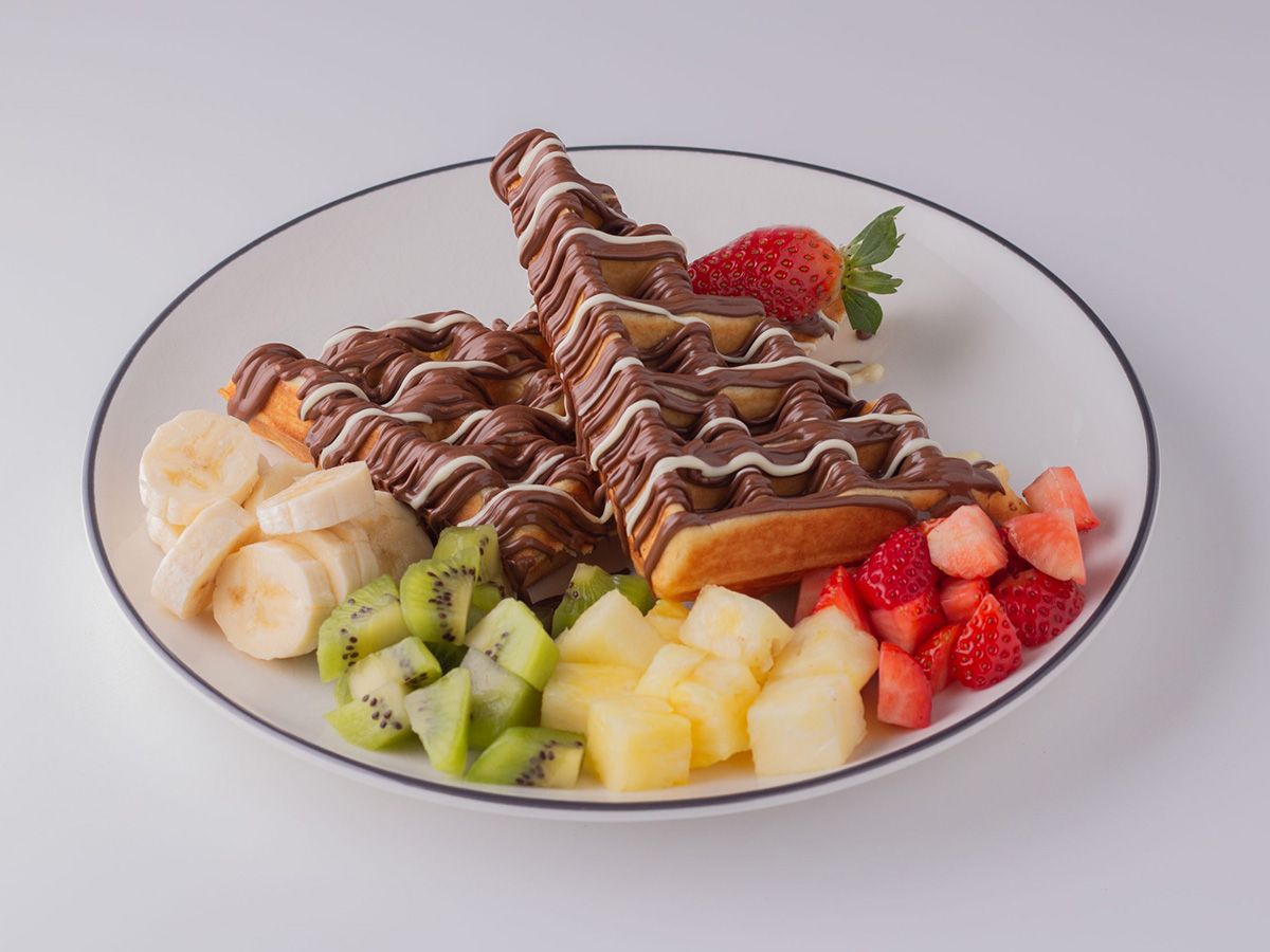 Fruit waffle