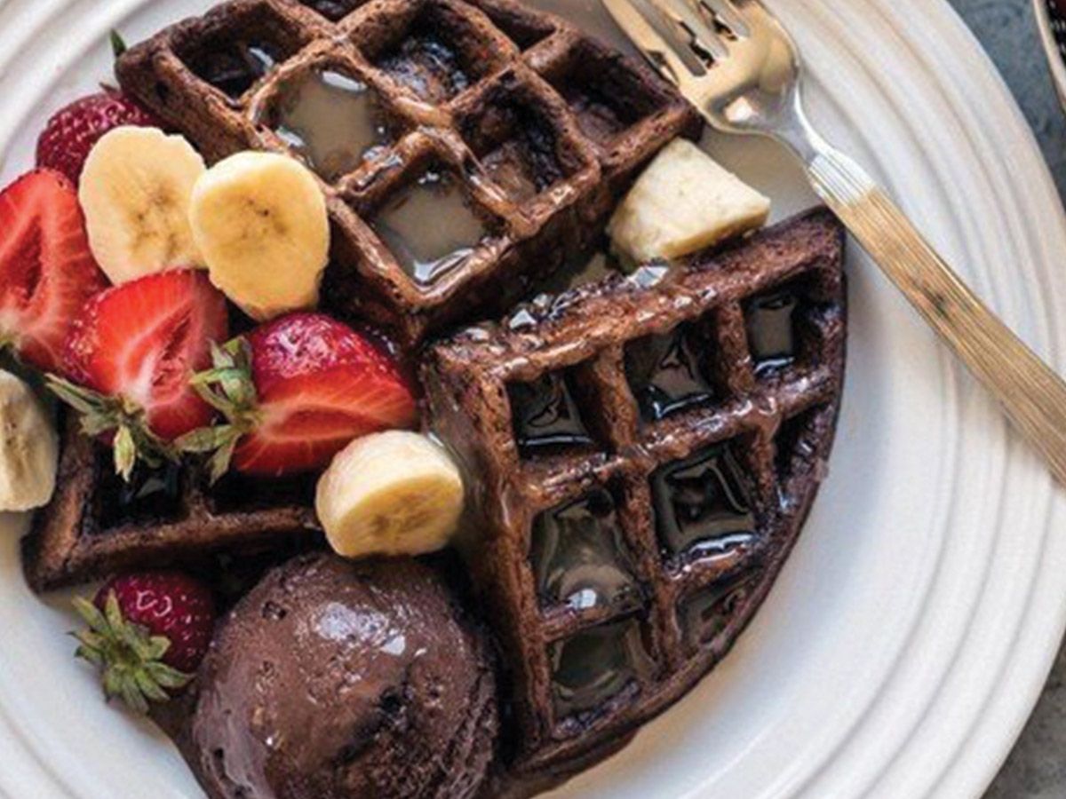 Fruits Waffle