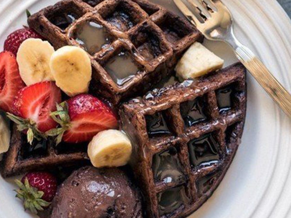 Fruits Waffle