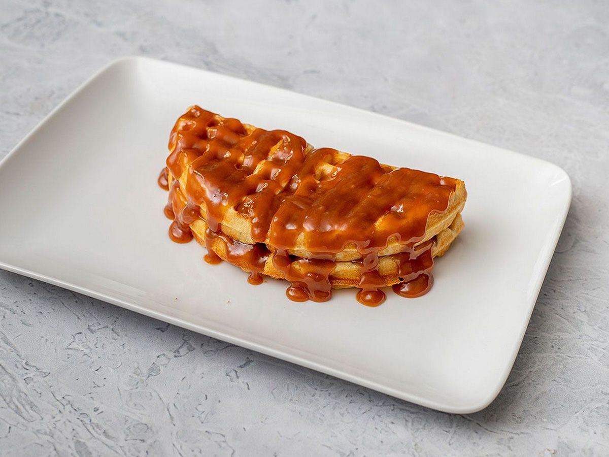 Caramel waffle