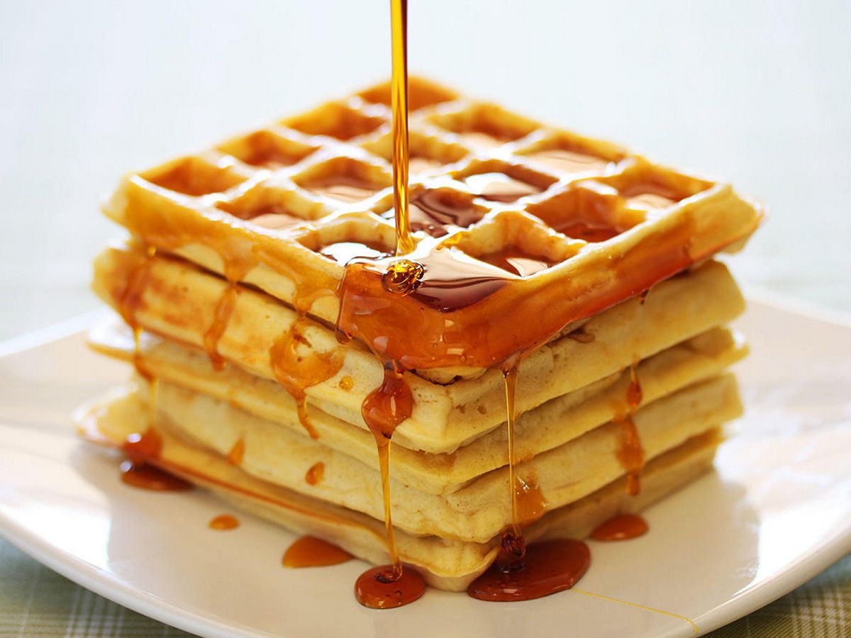 Caramel Waffles