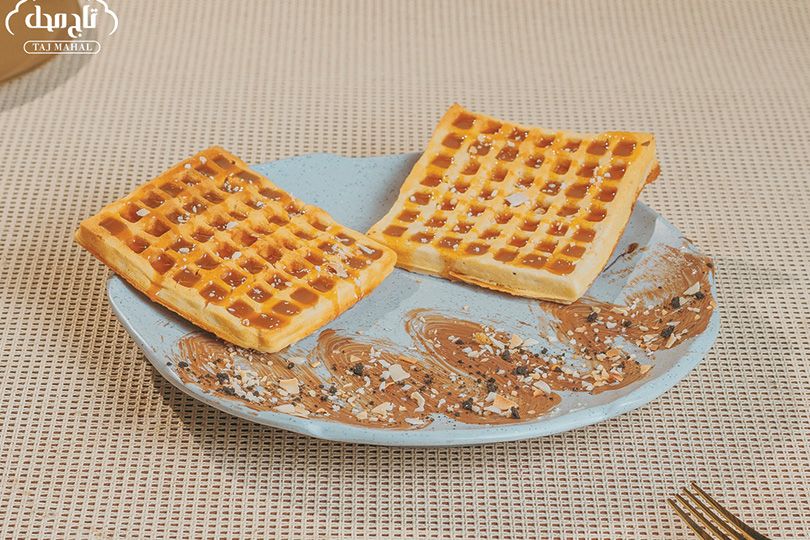 Caramel waffle